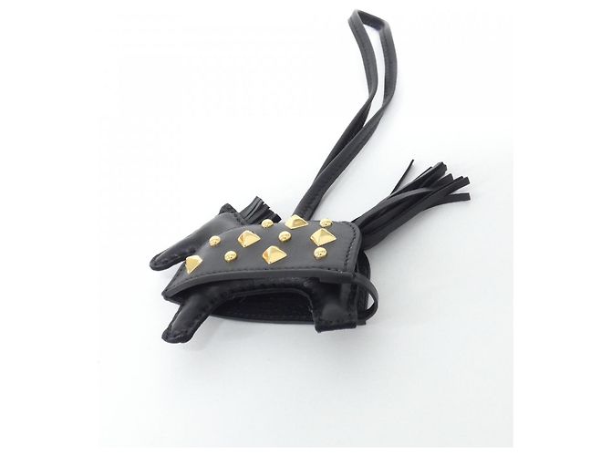 Hermès Hermes Rodeo Robeo Lock PM Handbag Charm Nero - vista 4