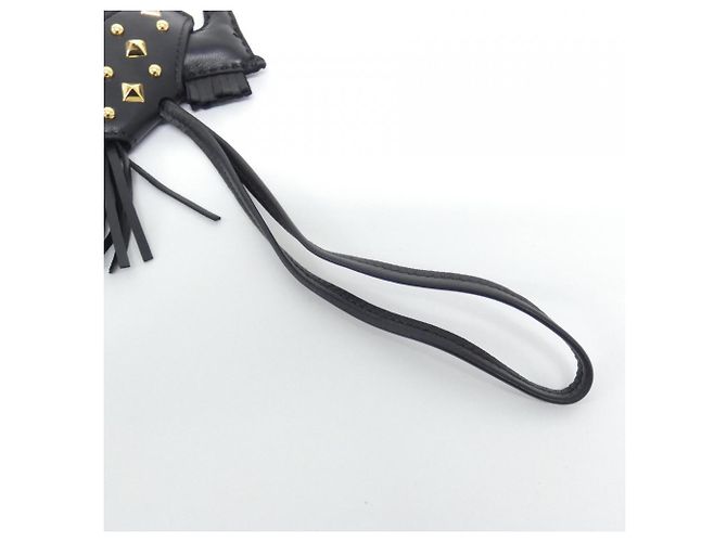 Hermès Hermes Rodeo Robeo Lock PM Handbag Charm Nero - vista 5