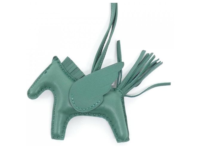 Hermès Hermes Rodeo Pegasus Handbag Charm Verde - vista 2