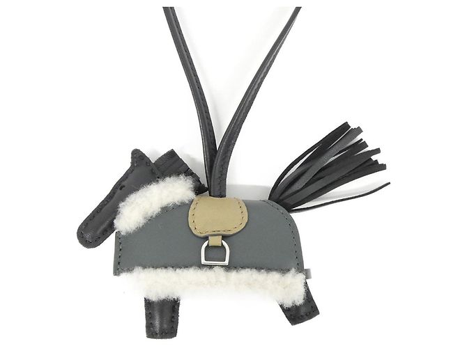 Hermès Hermes Rodeo Robeo Pruche Accessory Bag Charm Nero Crudo - vista 2