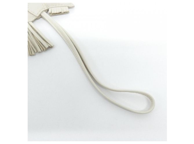 Hermès Hermes Rodeo Accessory Bag Charm PM Blanc - vue 4