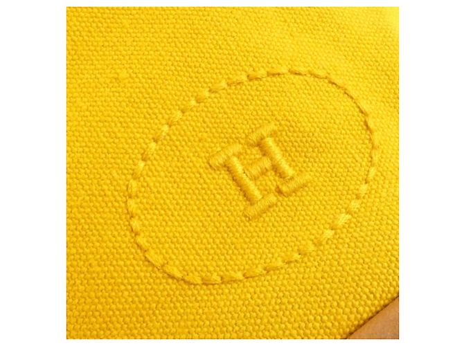 Hermès Hermes Polochon Mimil PM Schultertasche Gelb - Ansicht 4