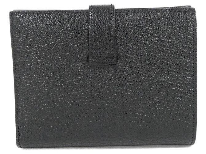 Hermès Portefeuille Hermes Bearn Compact Noir - vue 2