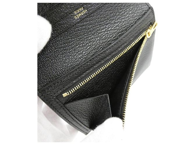 Hermès Portefeuille Hermes Bearn Compact Noir - vue 5