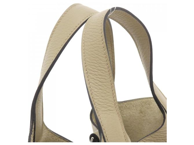 Hermès Bolso Hermes Picotin Lock PM Beige - vista 5