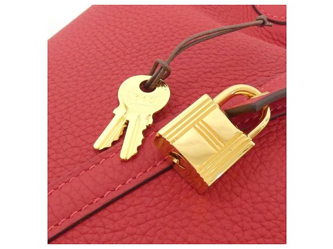 Hermès Borsa Hermes Picotin Lock PM Rosso - vista 3