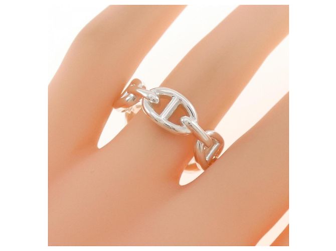Ring Anello Hermès Chaine d'Ancre Enchainée - vista 4