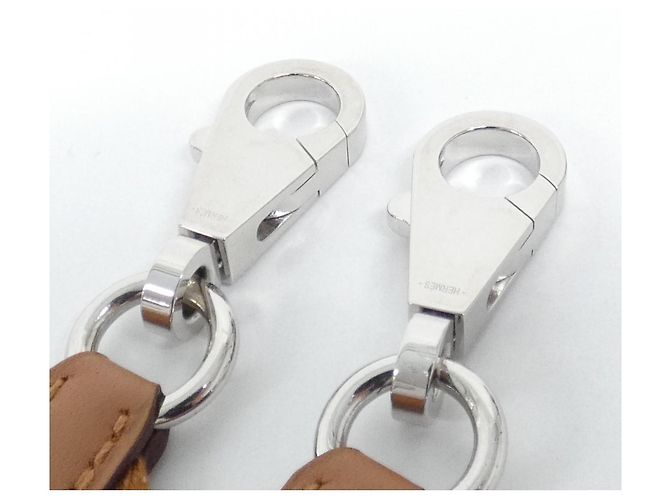 Hermès Hermes Sangle Zigzag Strap Castaño Blanco Dorado - vista 5