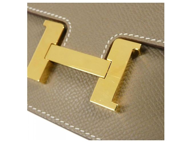 Hermès Cartera Hermes Constance Slim Gris pardo - vista 3