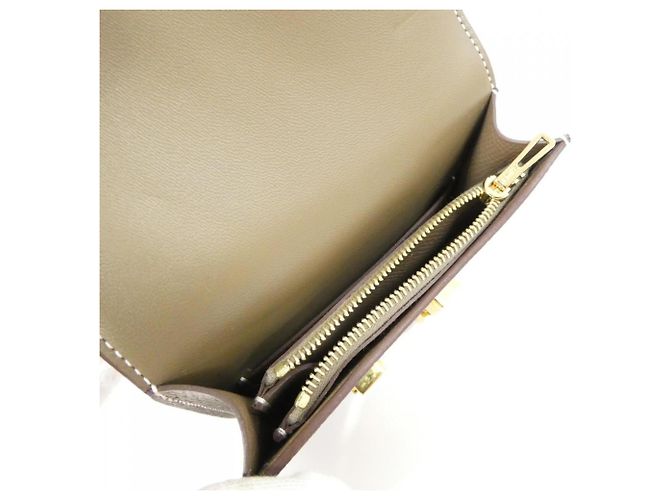 Hermès Cartera Hermes Constance Slim Gris pardo - vista 6