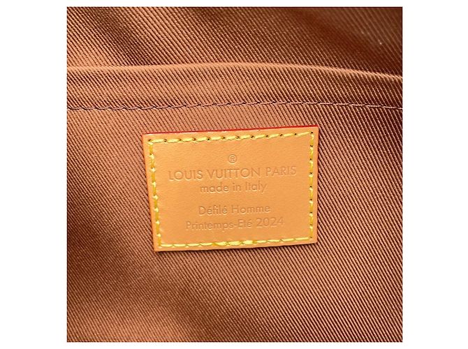 Borsa a tracolla Louis Vuitton Damier Pop Soft Polochon Blu Damier ebene - vista 16