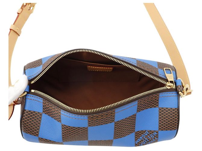 Borsa a tracolla Louis Vuitton Damier Pop Soft Polochon Blu Damier ebene - vista 6