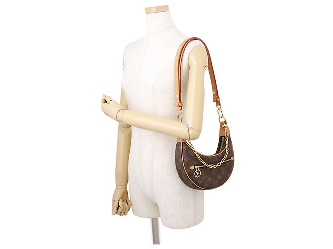 Sac à épaule Louis Vuitton Monogram Loop Beige Monogramme - vue 4