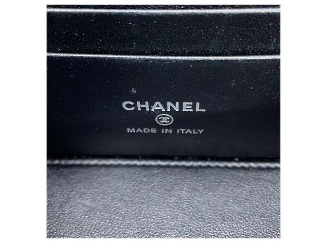 Borsa a tracolla con catena Chanel Matelassé Nero - vista 16