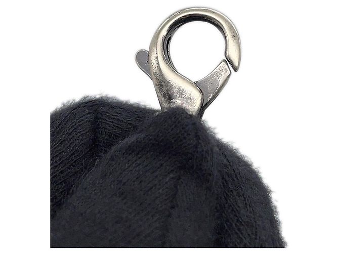 Borsa Chanel in tweed nera e grigia Marrone Nero - vista 10