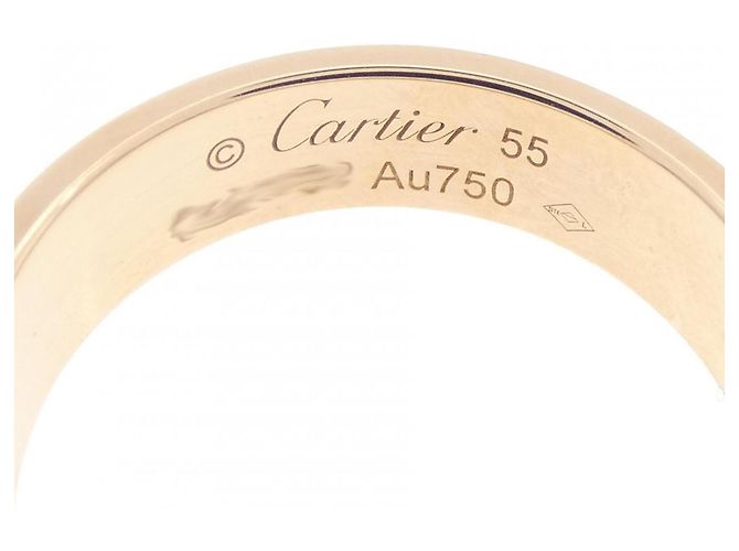 Anello Cartier Love in oro rosa - vista 3