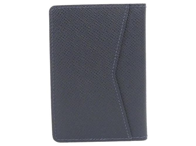 Louis Vuitton Taiga Organizer de Poche Rouge Bleu - vue 2