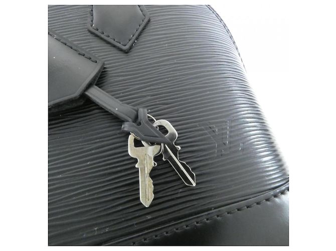 Borsa Louis Vuitton Epi Alma BB Nero - vista 3