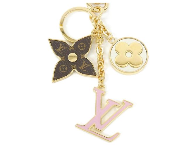 Portachiavi Louis Vuitton Spring Street Marrone D'oro - vista 2