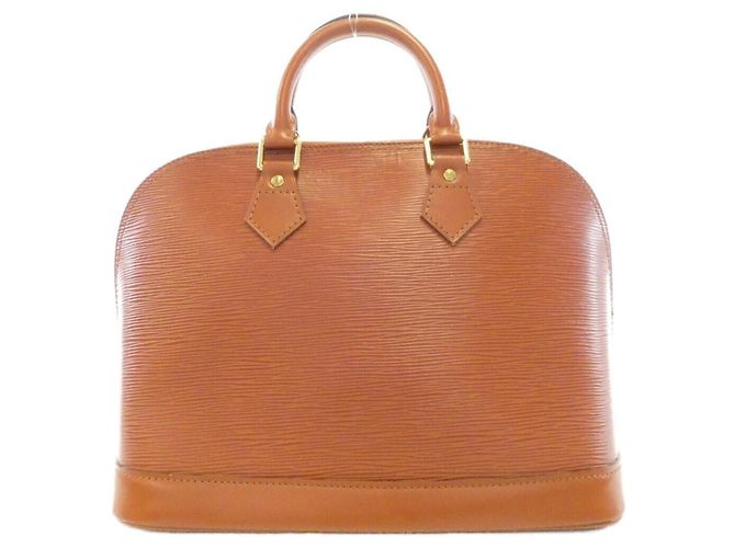 Borsa Louis Vuitton Epi Alma PM Marrone - vista 2