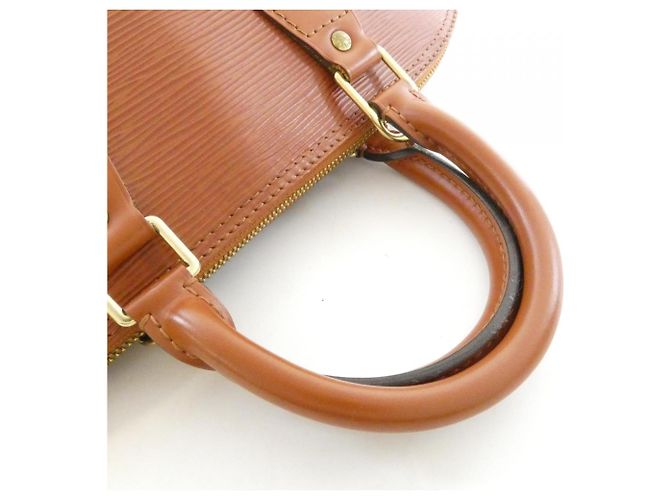 Borsa Louis Vuitton Epi Alma PM Marrone - vista 4