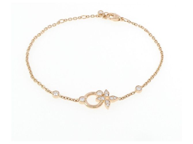 Bracciale Louis Vuitton Idylle Blossom D'oro - vista 3