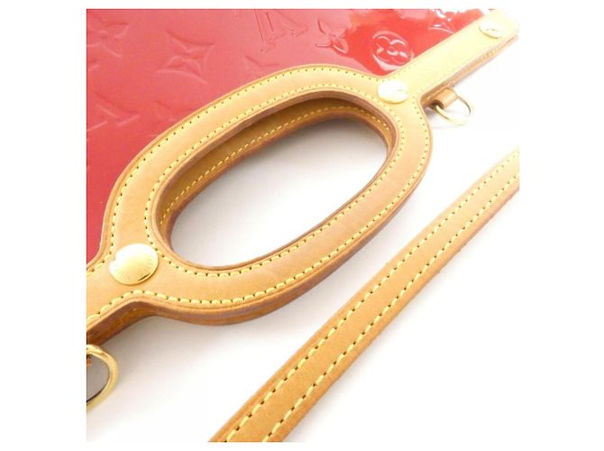 Borsa Louis Vuitton Vernis Roxbury Drive Rosso - vista 6
