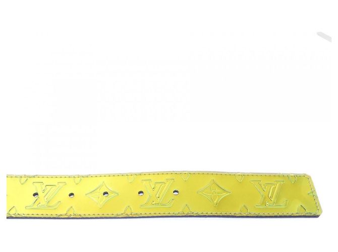 Louis Vuitton Prism Ceinture 40mm Reversible Belt Verde Arancione Giallo - vista 4