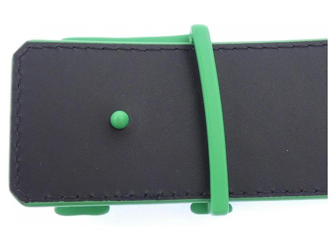 Louis Vuitton M0581 Gürtel Schwarz Grün - Ansicht 3