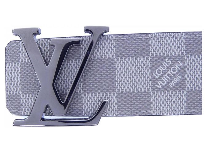 Louis Vuitton LV Initials Wendelgürtel Braun Schwarz Weiß - Ansicht 2