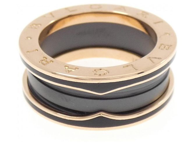 Bulgari Anillo Bvlgari B.zero1 de 2 bandas Negro Dorado - vista 2