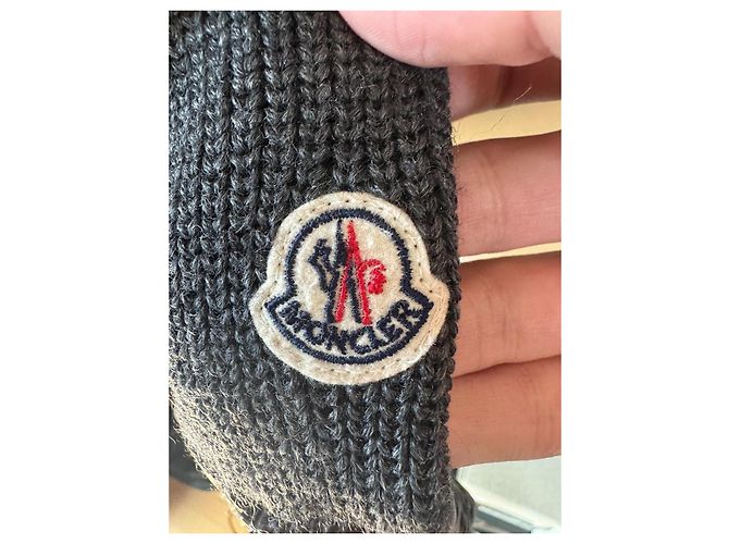 Moncler Maglione Strickcardigan mit Kapuze Grau - Ansicht 15