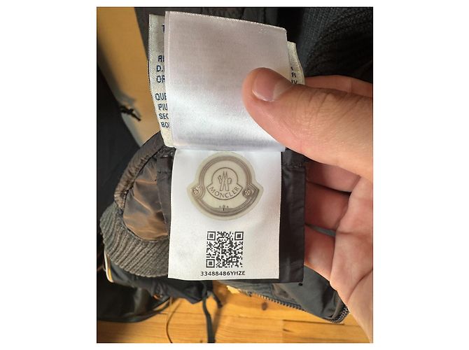 Moncler Maglione Strickcardigan mit Kapuze Grau - Ansicht 7