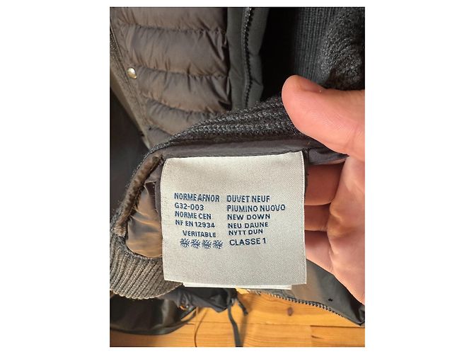 Moncler Maglione Strickcardigan mit Kapuze Grau - Ansicht 9