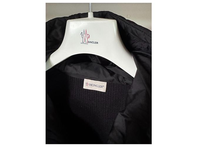 Giacca Ibrida Moncler Nera Piumino e Maglia Nero - vista 13