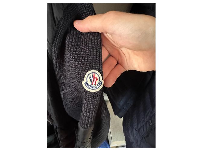 Giacca Ibrida Moncler Nera Piumino e Maglia Nero - vista 14