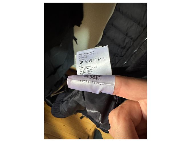 Giacca Ibrida Moncler Nera Piumino e Maglia Nero - vista 2