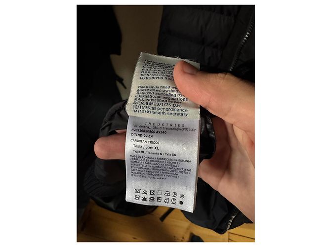 Giacca Ibrida Moncler Nera Piumino e Maglia Nero - vista 4