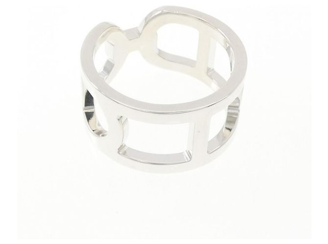 Ring Anello Hermès Ever Chaine d'Ancre Argento - vista 3