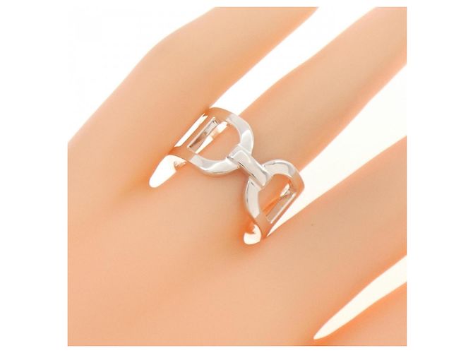 Ring Anello Hermès Ever Chaine d'Ancre Argento - vista 5