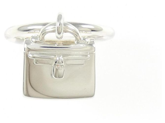 Hermès Amulette Kelly Ring Prata - vista 2