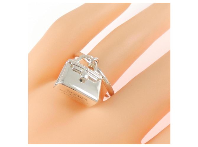 Hermès Amulette Kelly Ring Prata - vista 5