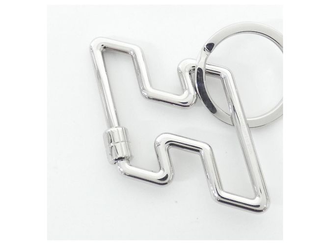 Hermès Portachiavi Hermes H to Speed Argento - vista 3