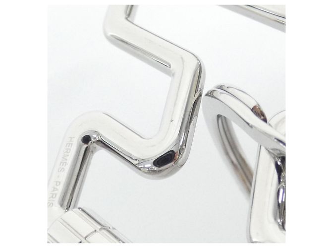 Hermès Portachiavi Hermes H to Speed Argento - vista 4