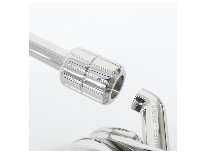 Hermès Portachiavi Hermes H to Speed Argento - vista 5