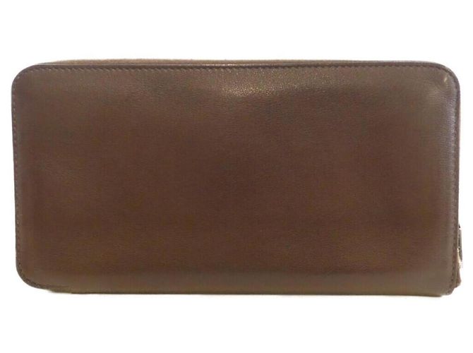 Hermès Cartera bi-fold Hermes Azap Classic Castaño - vista 2