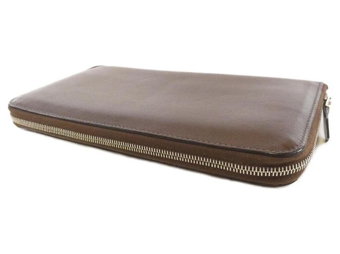 Hermès Cartera bi-fold Hermes Azap Classic Castaño - vista 3