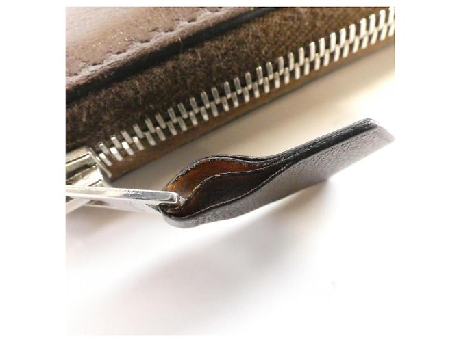 Hermès Cartera bi-fold Hermes Azap Classic Castaño - vista 4