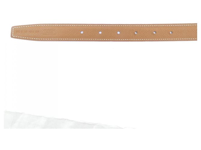 Hermès Cintura reversibile Hermes Mini H 24mm Marrone Nero - vista 4