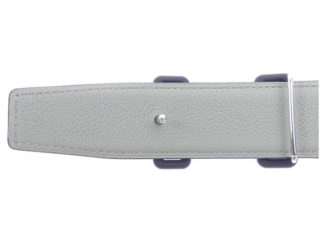 Hermès Hermes Tonight Color 32mm Wendelgürtel Braun Marineblau - Ansicht 3